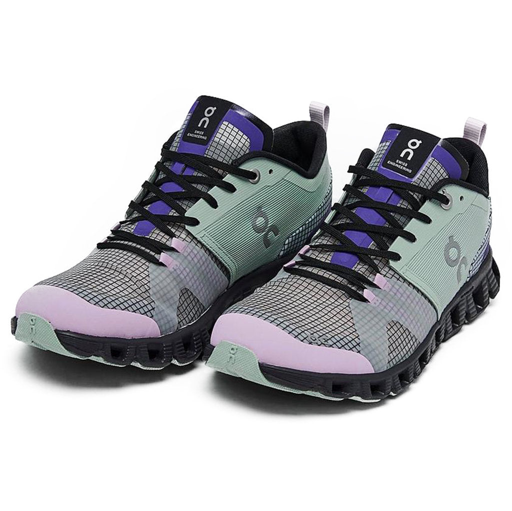 On Running Cloud X Shift Textile Synthetic Womens Sneakers#color_surf vapor