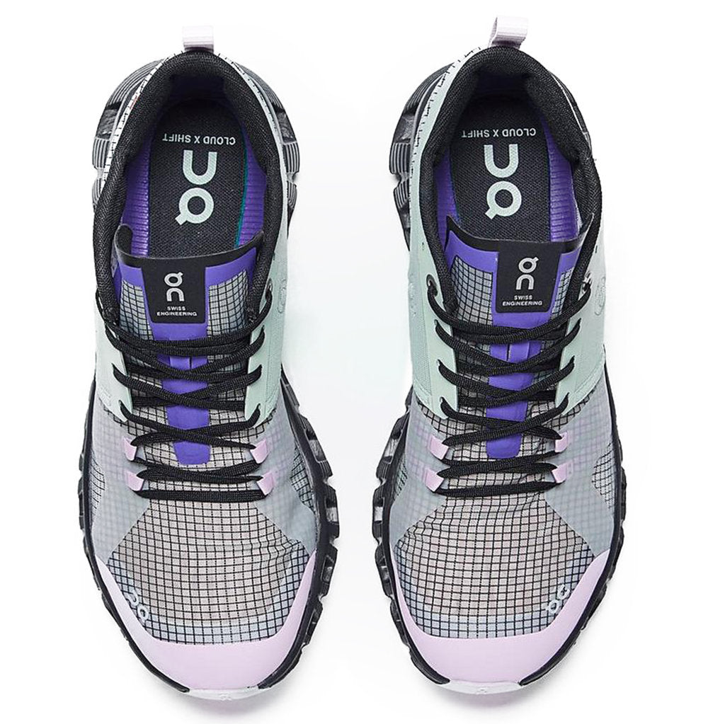 On Running Cloud X Shift Textile Synthetic Womens Sneakers#color_surf vapor