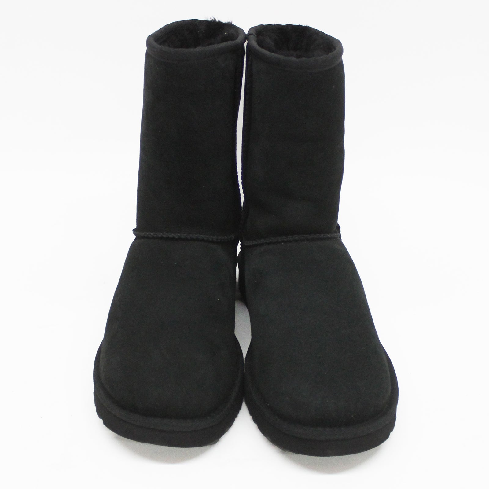 Ugg Classic Short II 1016223-BLK Suede Womens Boots - Black - 39#color_black
