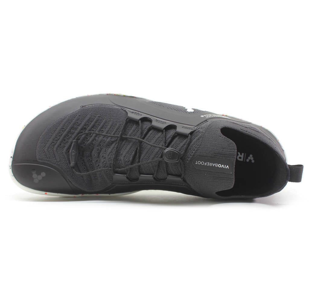 Vivobarefoot Primus Trail Knit FG Textile Synthetic Mens Sneakers#color_obsidian white