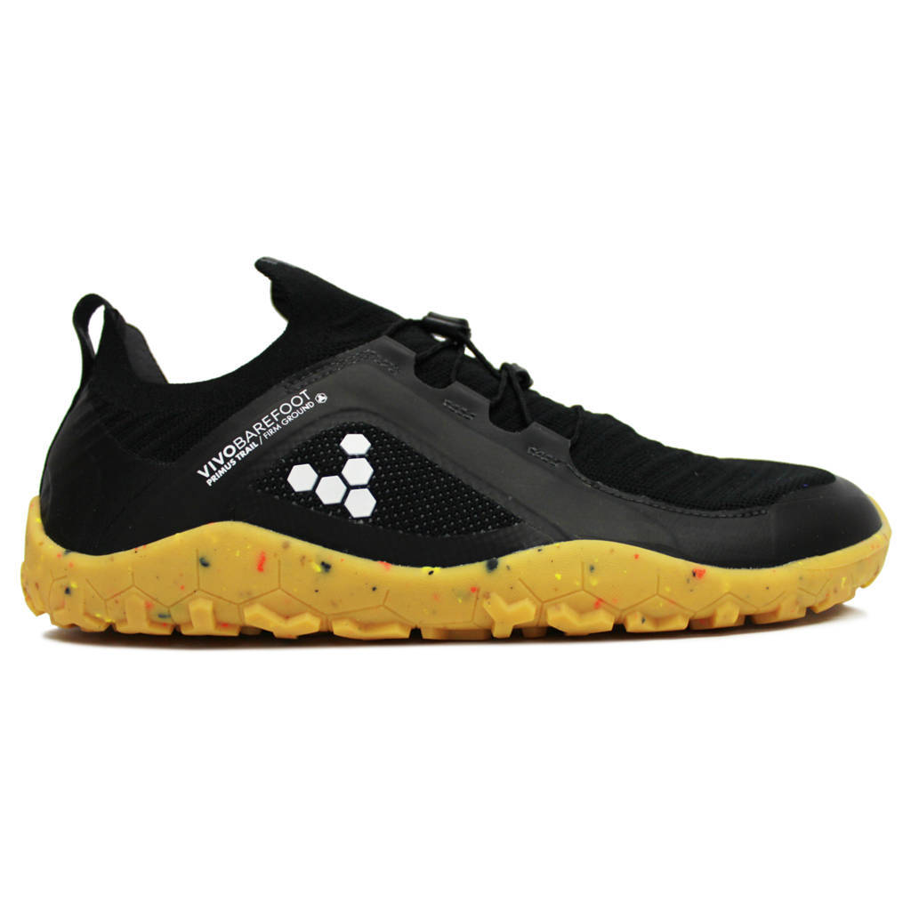 Vivobarefoot Primus Trail Knit FG Textile Synthetic Mens Sneakers#color_obsidian