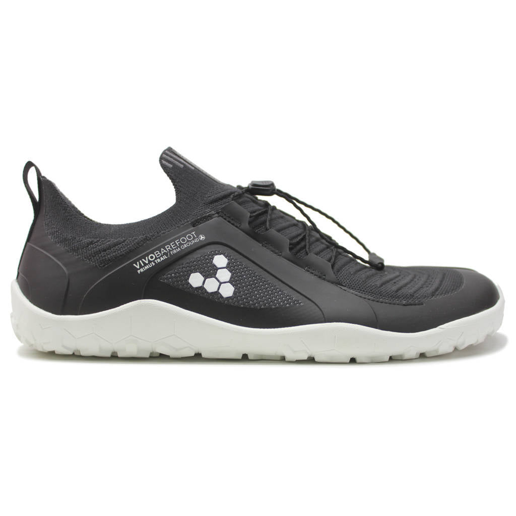 Vivobarefoot Primus Trail Knit FG Textile Synthetic Womens Sneakers#color_black