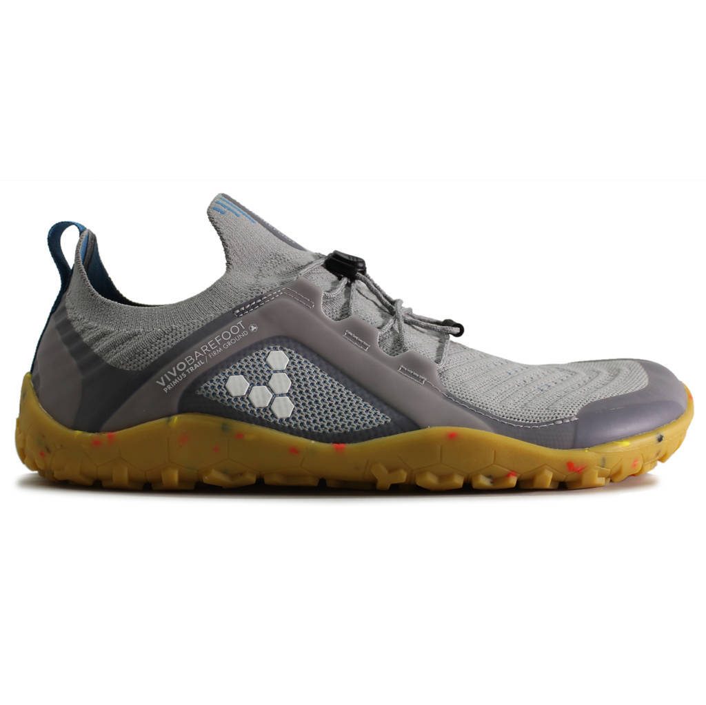 Vivobarefoot Primus Trail Knit FG Textile Synthetic Womens Sneakers#color_zinc