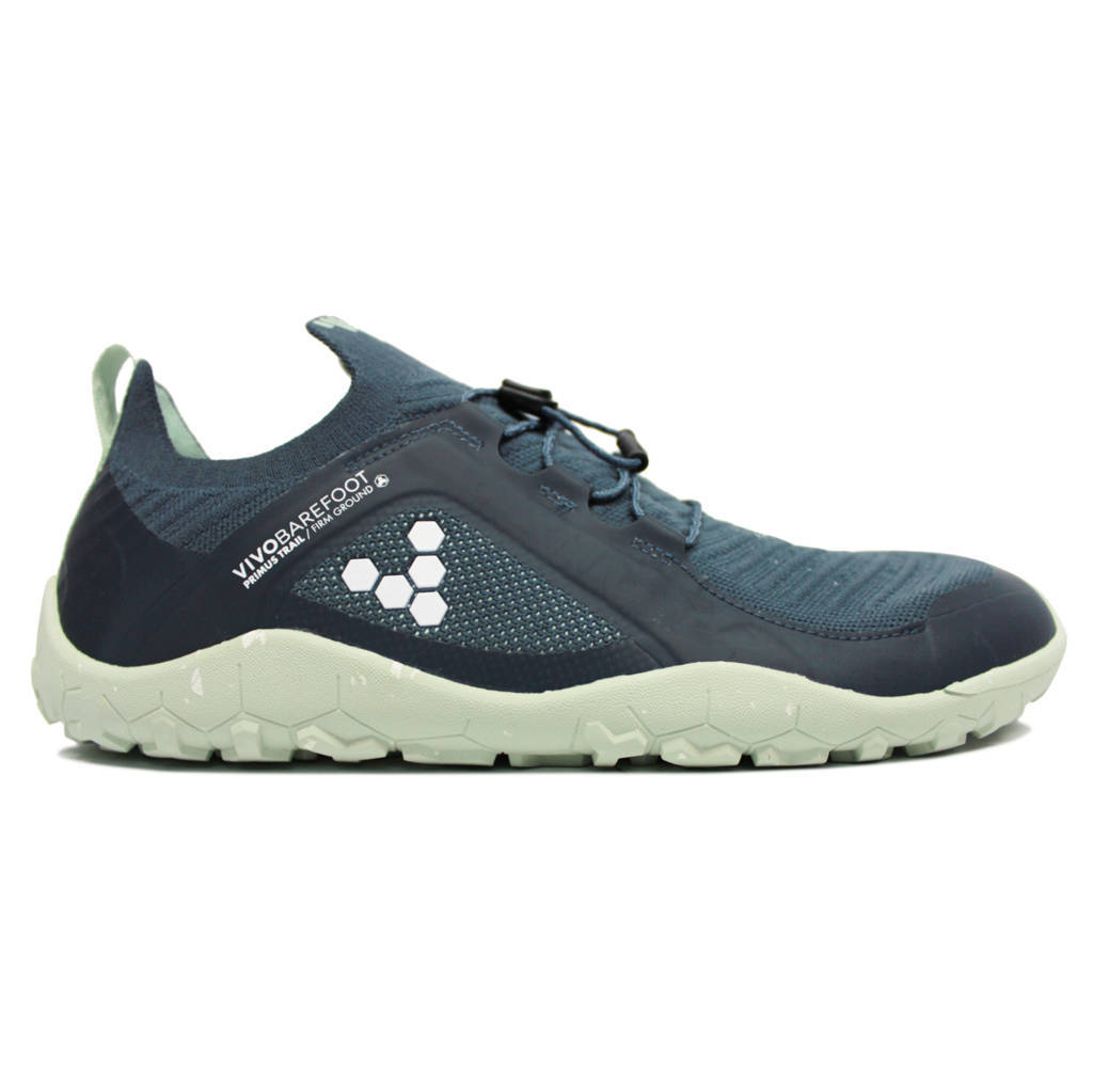 Vivobarefoot Primus Trail Knit FG Textile Synthetic Womens Sneakers#color_deep sea blue