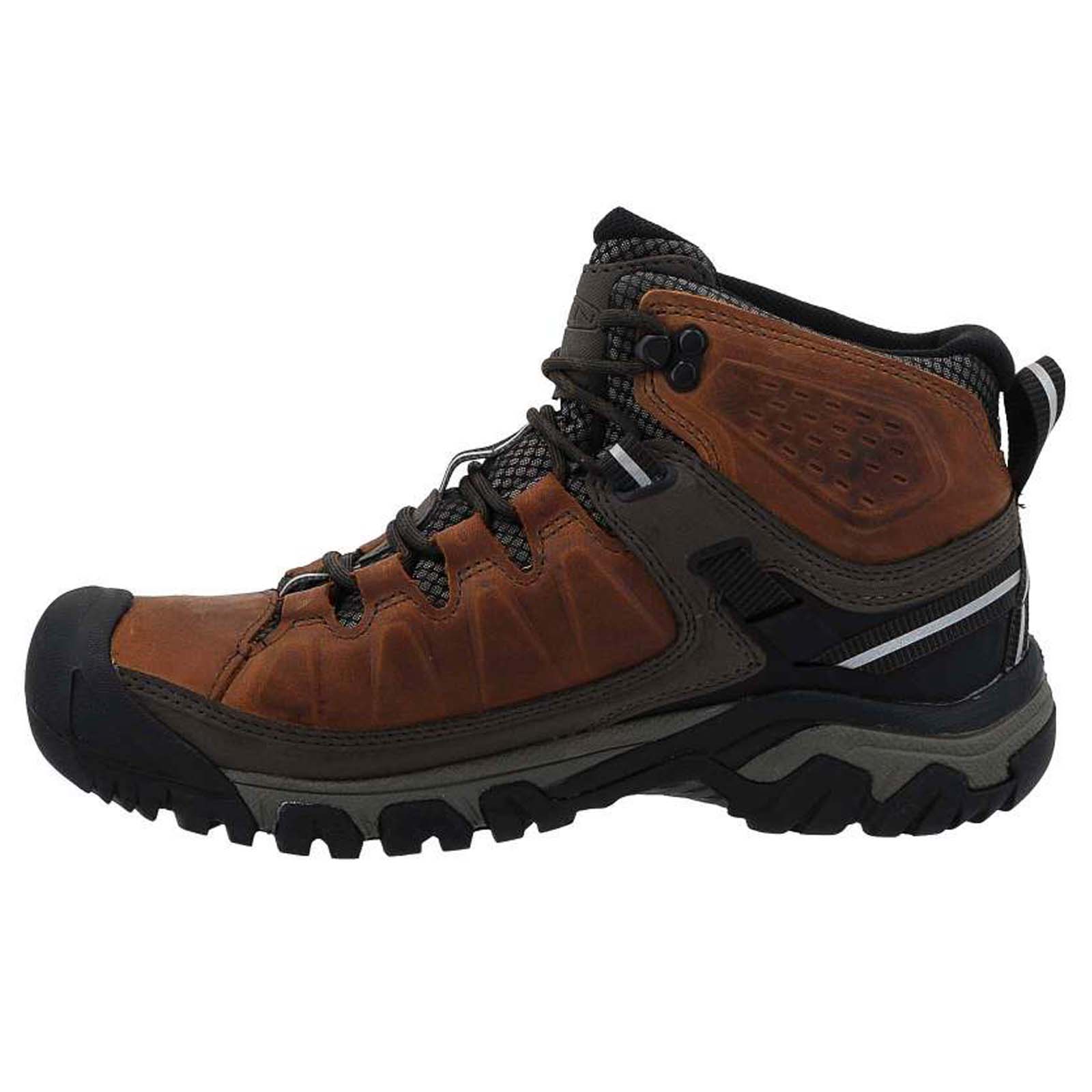 Keen Targhee III 1023030 Leather Mens Boots - Chesnut Mulch - 42#color_chesnut mulch