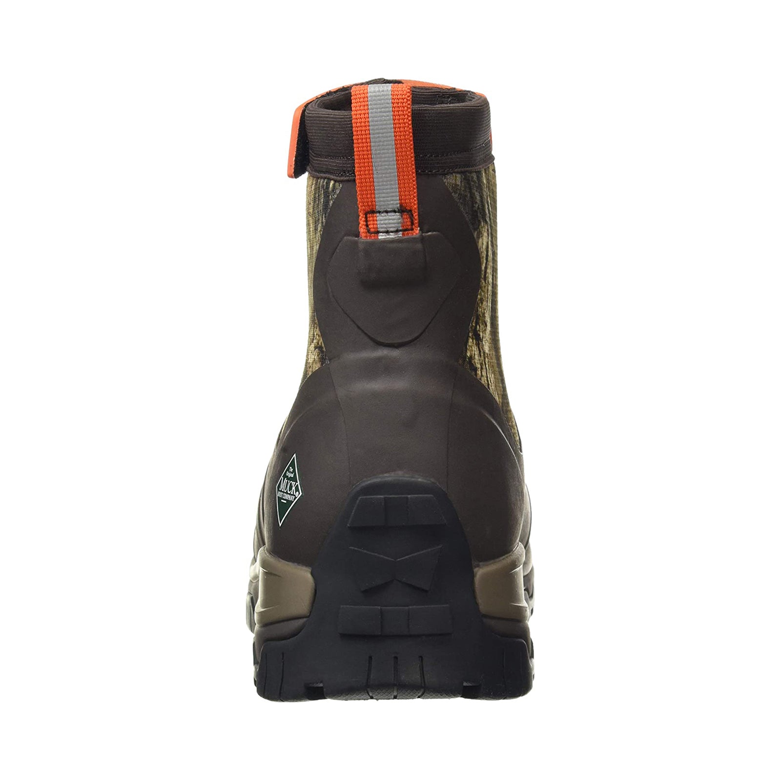Muck Apex Mid Zip Rubber Synthetic Mens Boots#color_brown mossy oak
