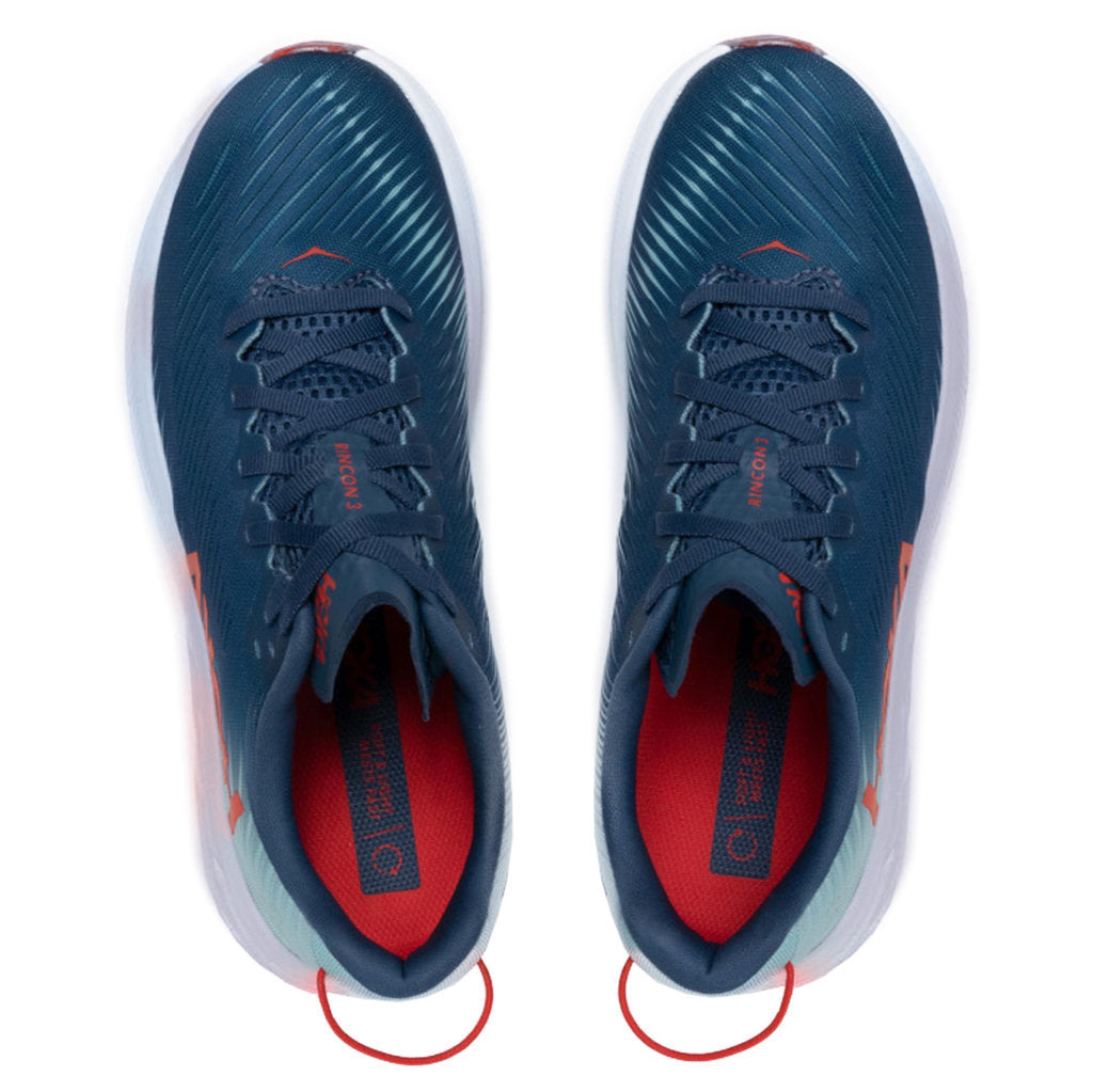 Hoka Rincon 3 Mesh Men's Running Shoes#color_real teal eggshell blue