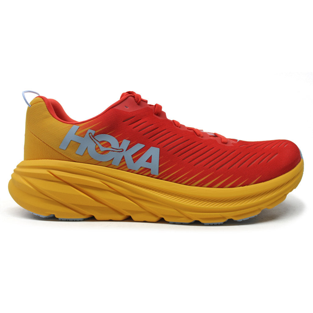 Hoka Rincon 3 Mesh Men's Running Shoes#color_fiesta amber yellow
