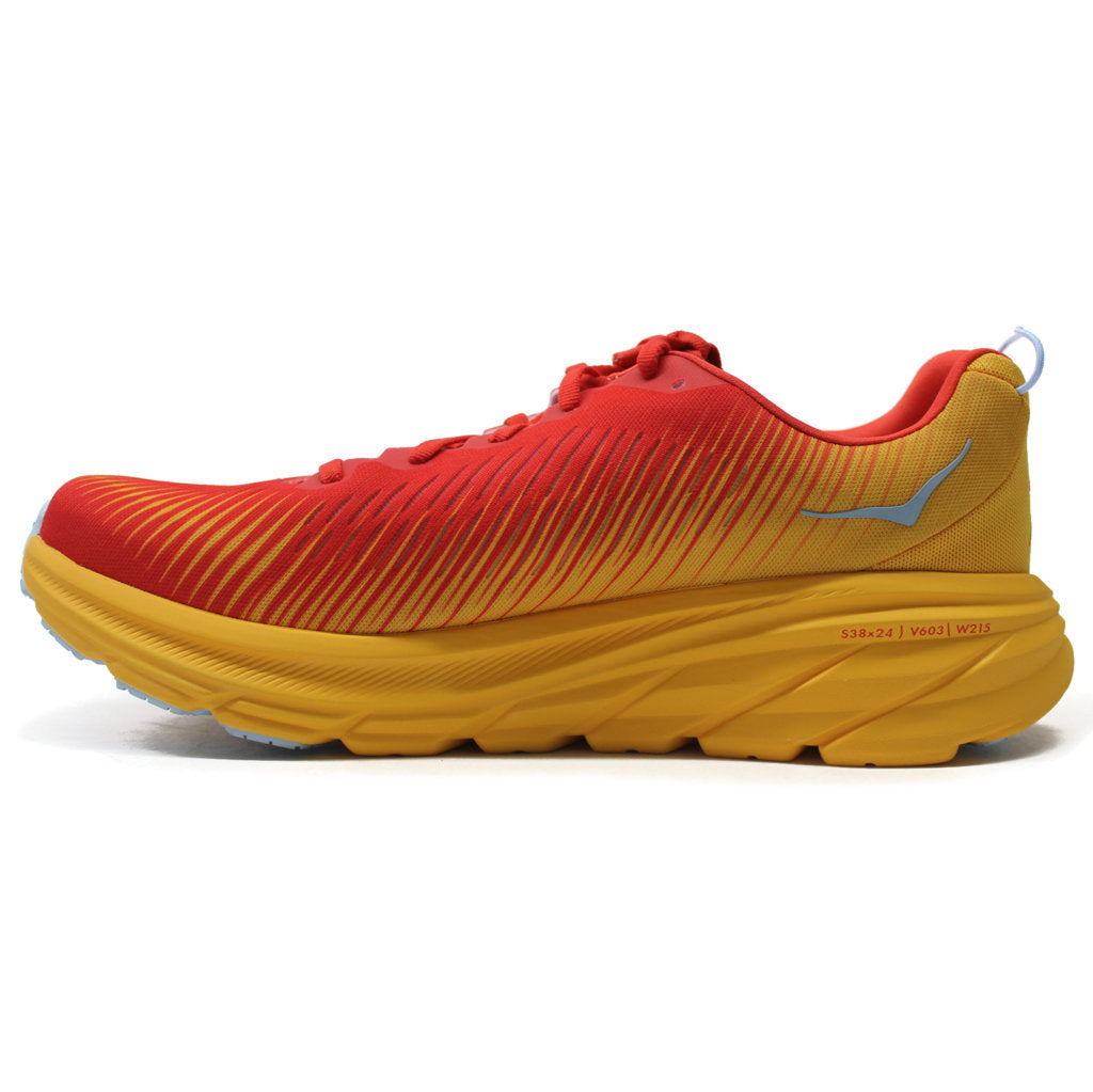 Hoka Rincon 3 Mesh Men's Running Shoes#color_fiesta amber yellow