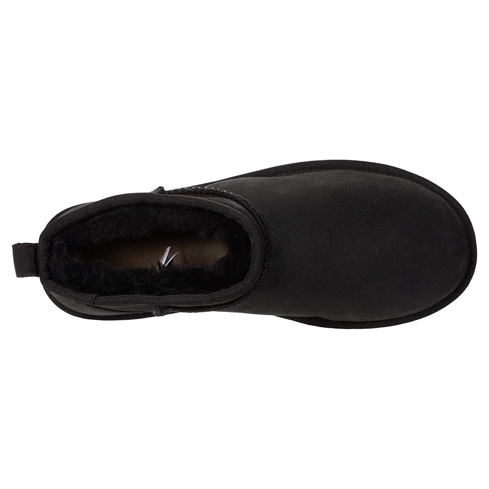 Ugg Classic Ultra Mini Suede Womens Boots#color_black