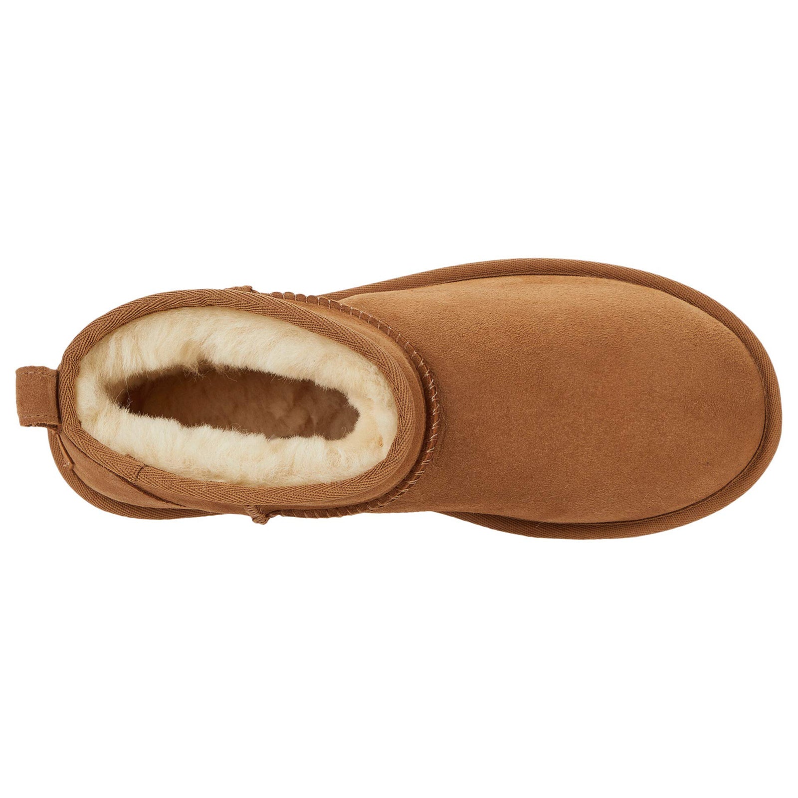 Ugg Classic Ultra Mini Suede Womens Boots#color_chestnut