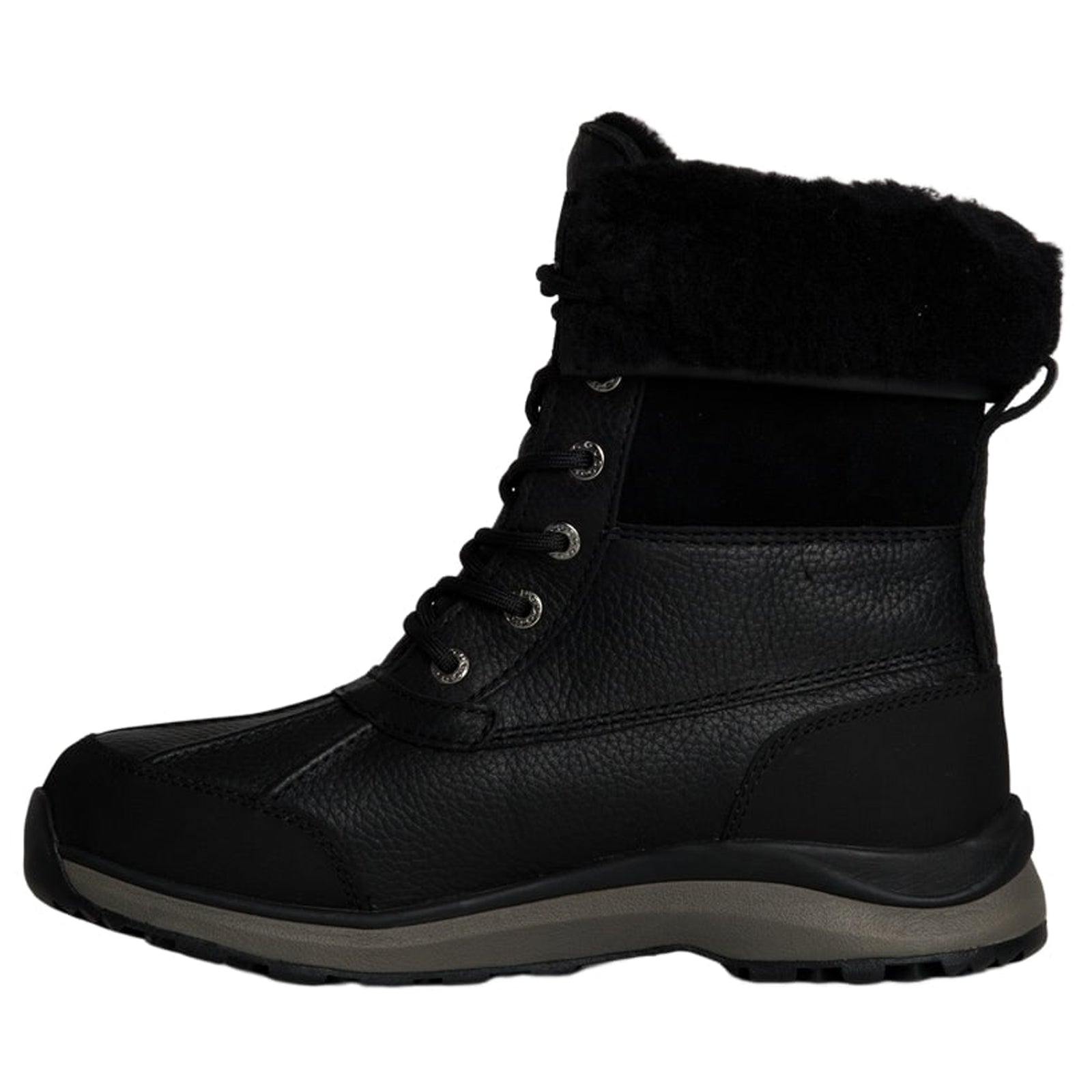 Ugg Adirondack III 1095141-BBLC Leather Womens Boots - Black Black - 39#color_black black