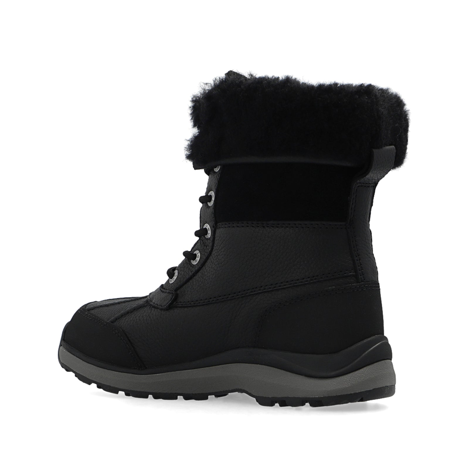 Ugg Adirondack III 1095141-BBLC Leather Womens Boots - Black Black - 39#color_black black