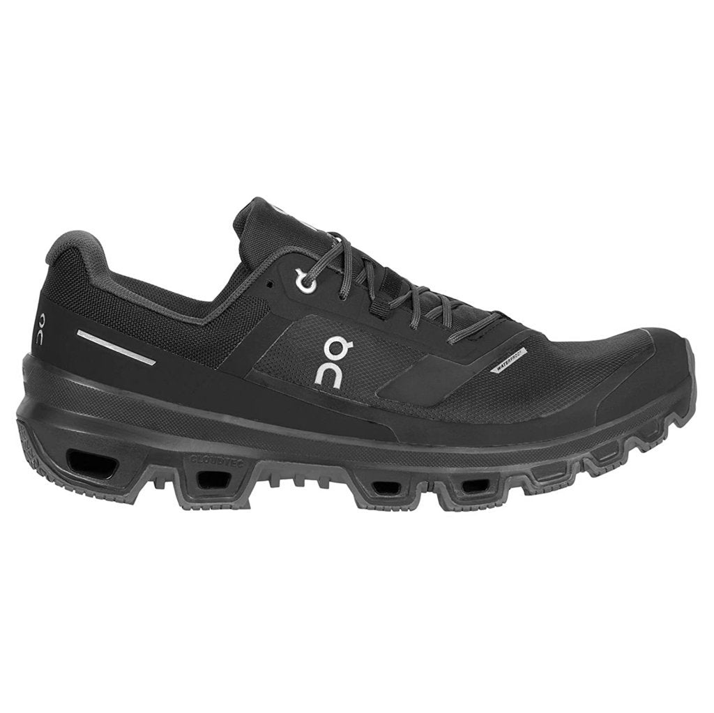 On Cloudventure Waterproof Textile Women's Running Shoes#color_black