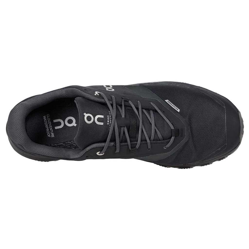 On Cloudventure Waterproof Textile Women's Running Shoes#color_black