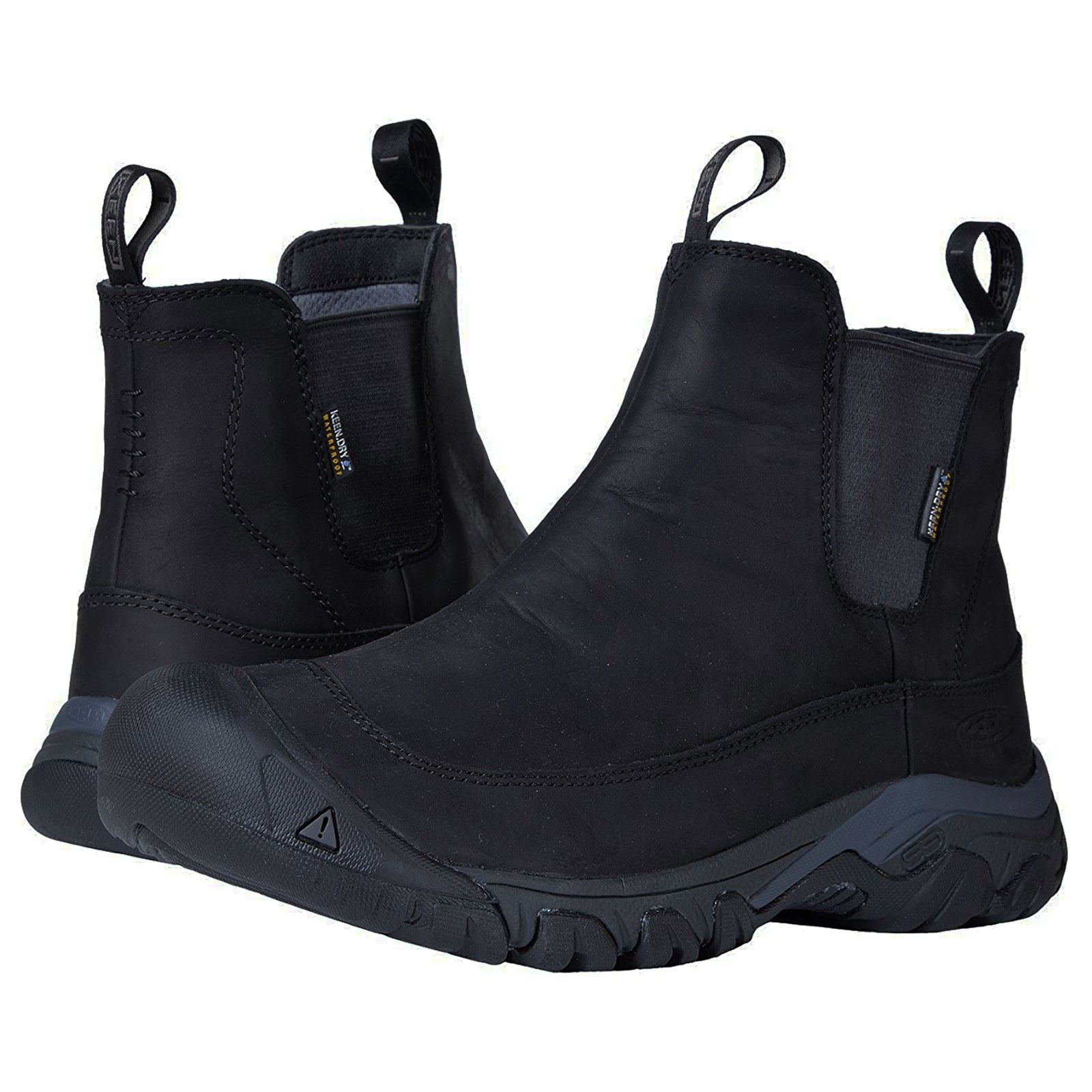 Keen Anchorage III Nubuck Mens Boots#color_black raven