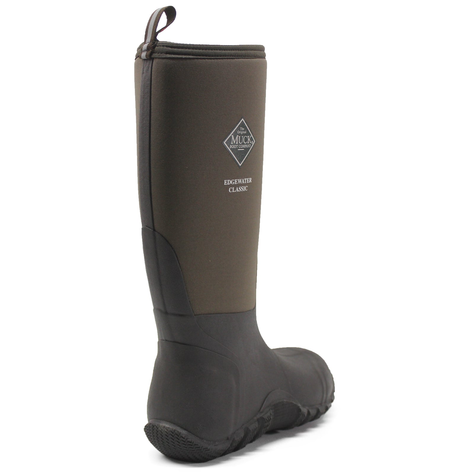 Muck Edgewater Classic Tall Rubber Synthetic Mens Boots#color_brown