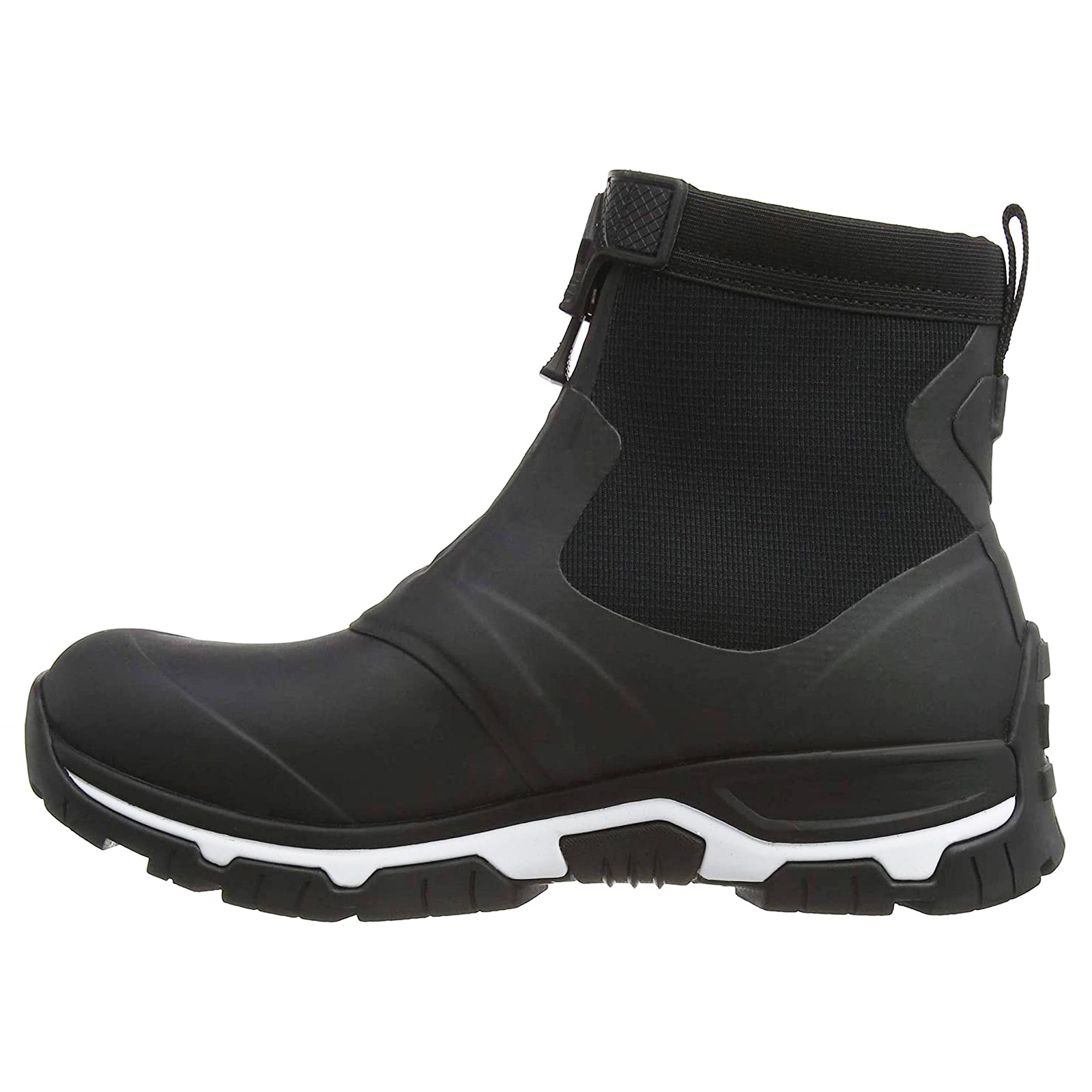 Muck Apex Mid Zip AXWZ-000 Rubber Synthetic Womens Boots - Black White - 39-40#color_black white