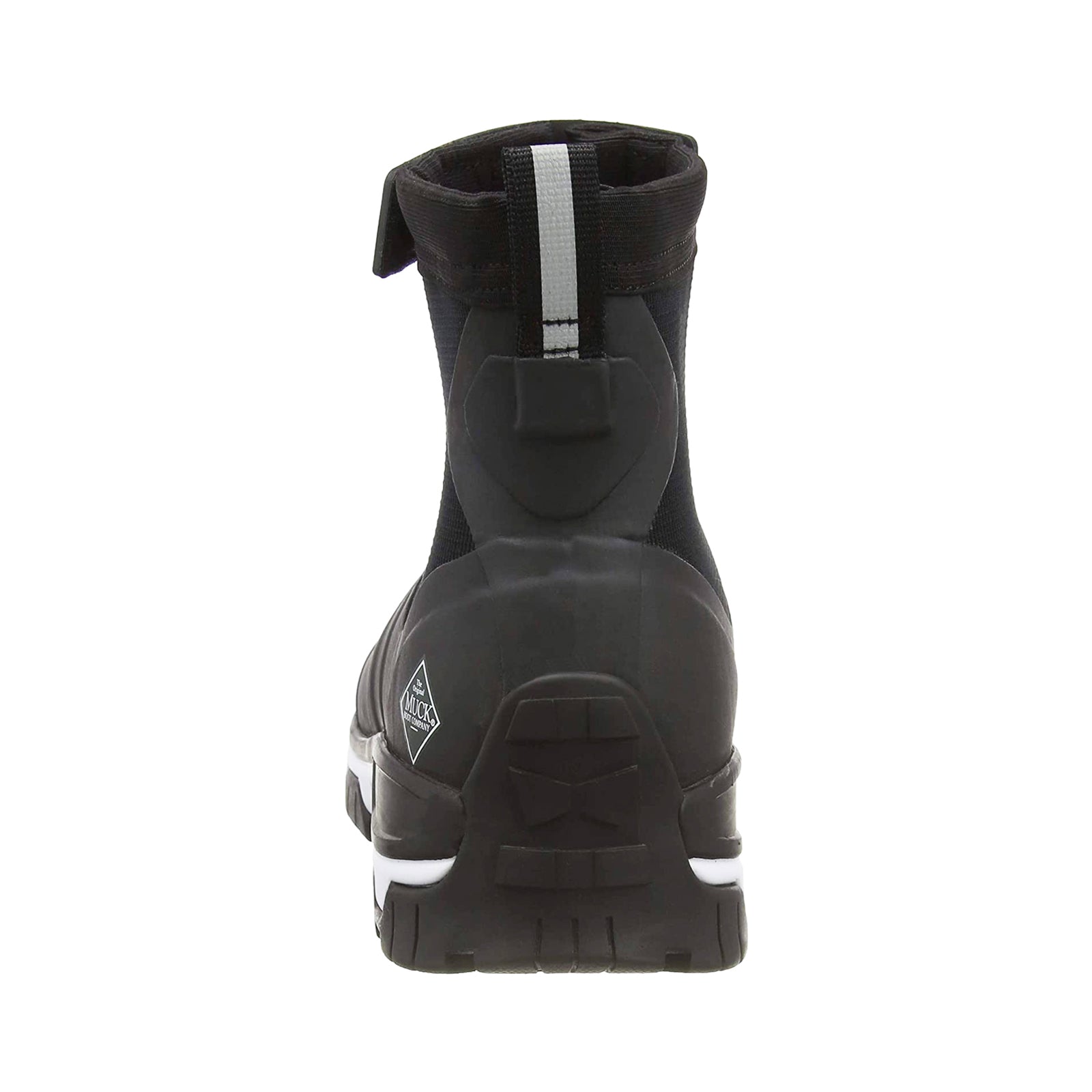 Muck Apex Mid Zip AXWZ-000 Rubber Synthetic Womens Boots - Black White - 39-40#color_black white