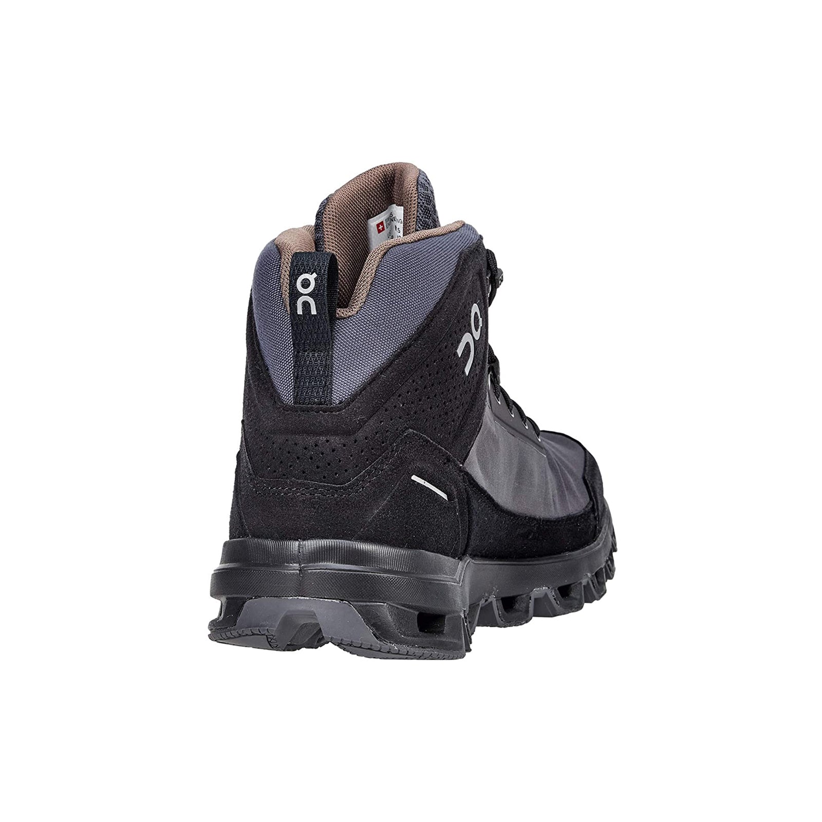 On Cloudridge Textile Synthetic Mens Trainers#color_eclps black