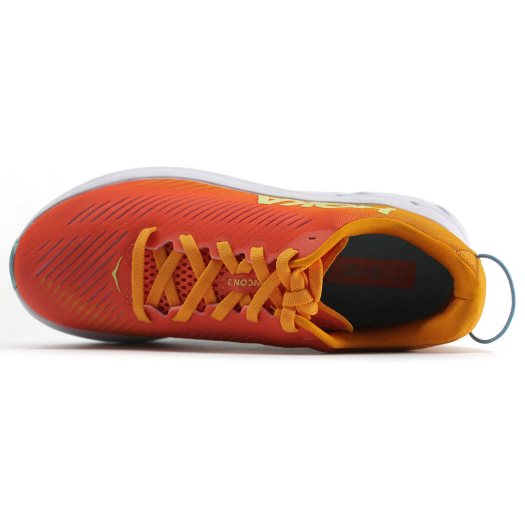 Hoka One One Rincon 3 Synthetic Textile Womens Sneakers#color_camellia radiant yellow