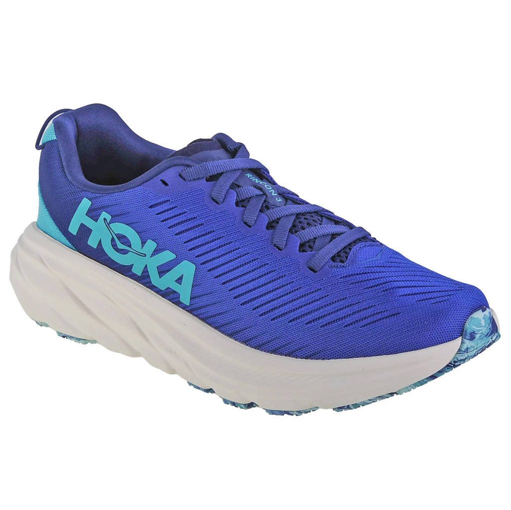 Hoka One One Rincon 3 Synthetic Textile Womens Sneakers#color_evening sky ocean mist