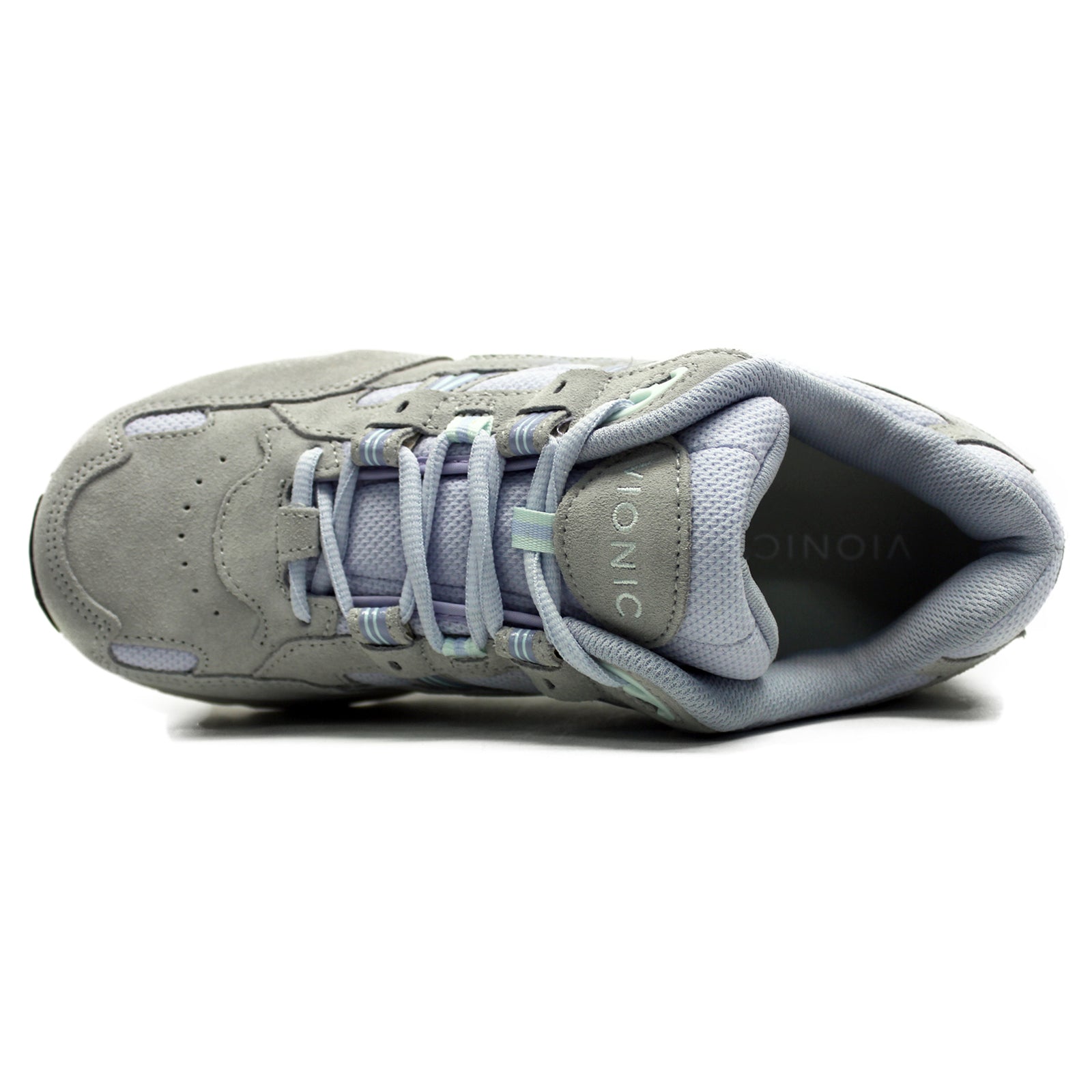 Vionic 23Walk Suede Textile Womens Trainers#color_vapour blue haze