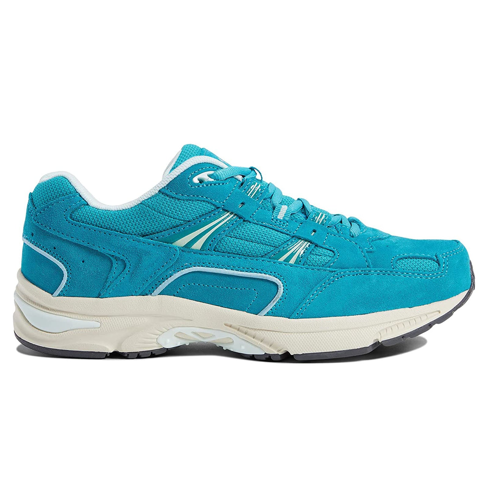 Vionic 23Walk Suede Textile Womens Trainers#color_lake blue