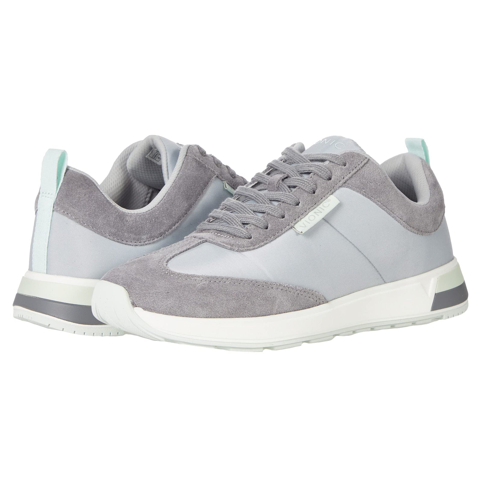 Vionic Curran Breilyn Suede Textile Womens Trainers#color_vapor