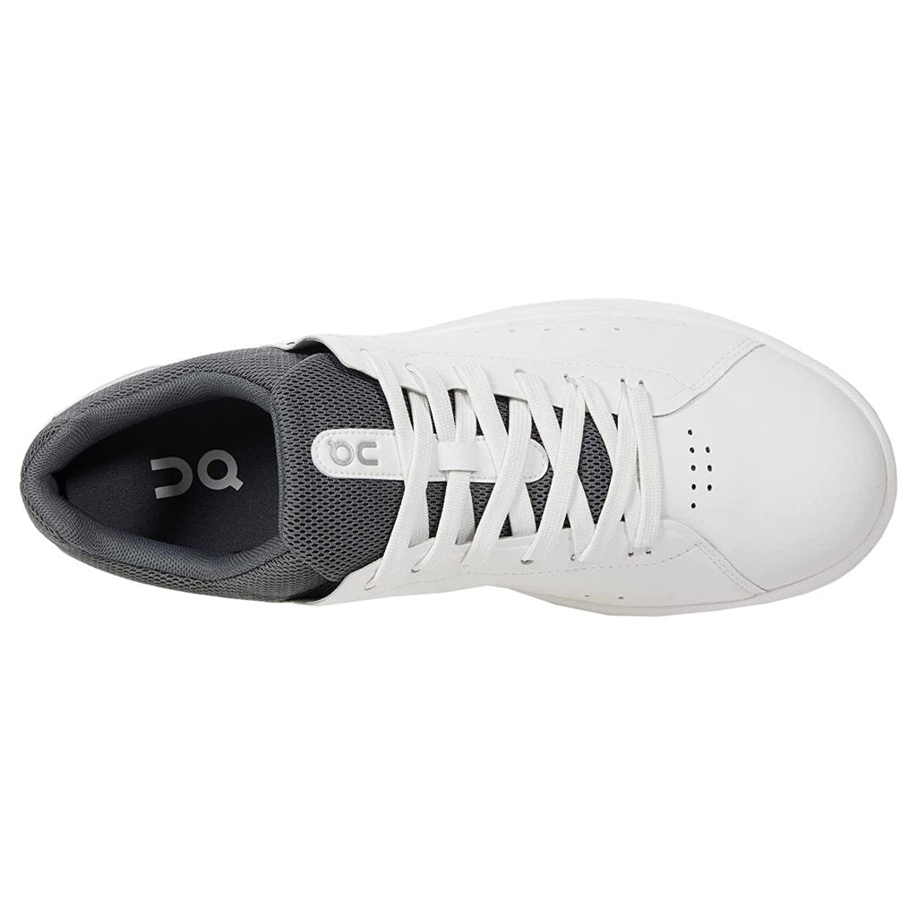 On Running The Roger Advantage Textile Men's Low-Top Sneakers#color_white rock