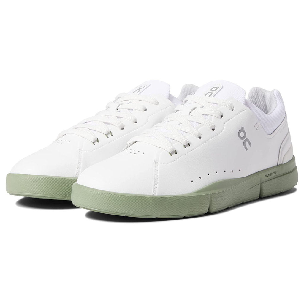 On Running The Roger Advantage Textile Men's Low-Top Sneakers#color_white reseda