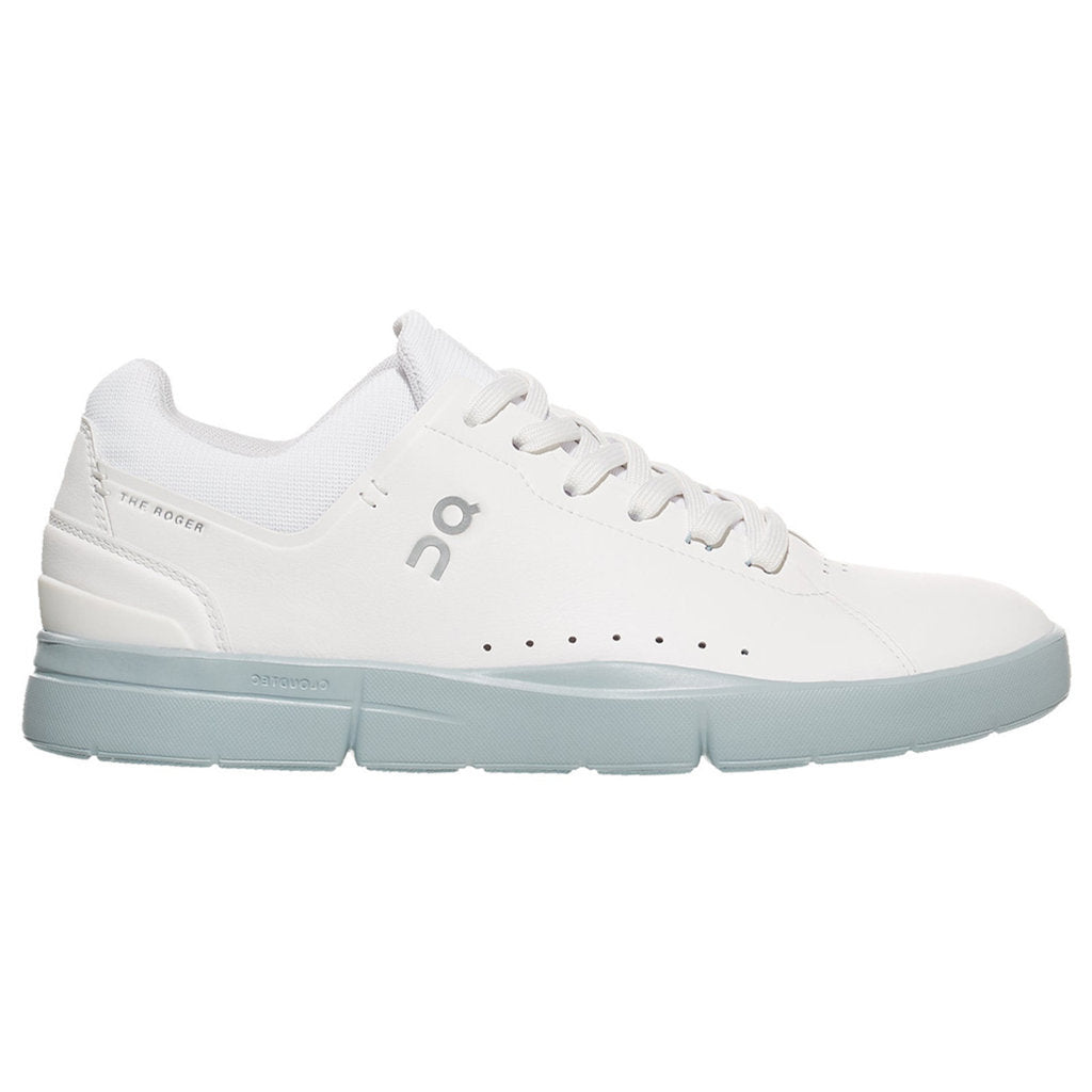 On Running The Roger Advantage Textile Men's Low-Top Sneakers#color_white chambray