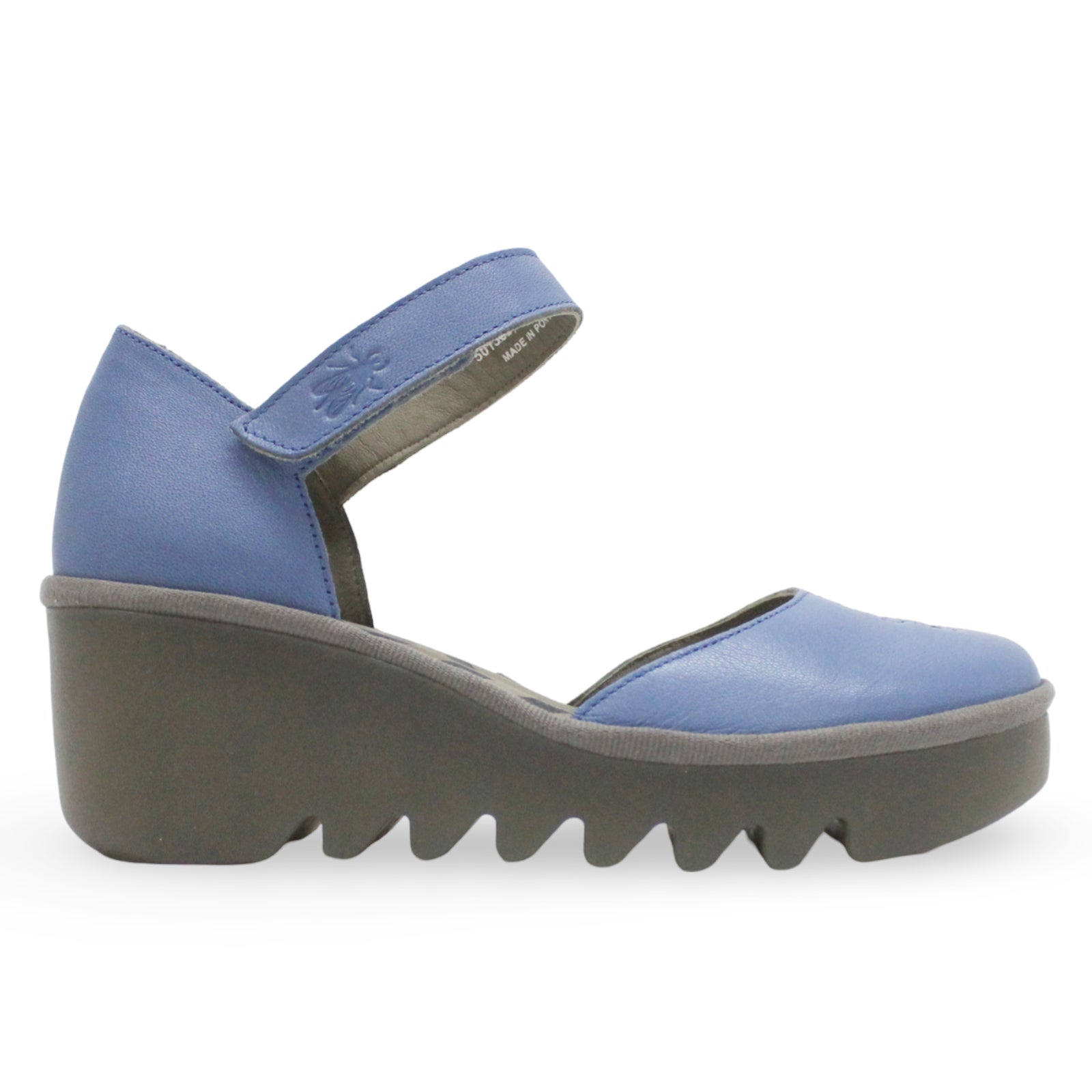 Fly London BISO305FLY Mousse Leather Womens Sandals#color_blue