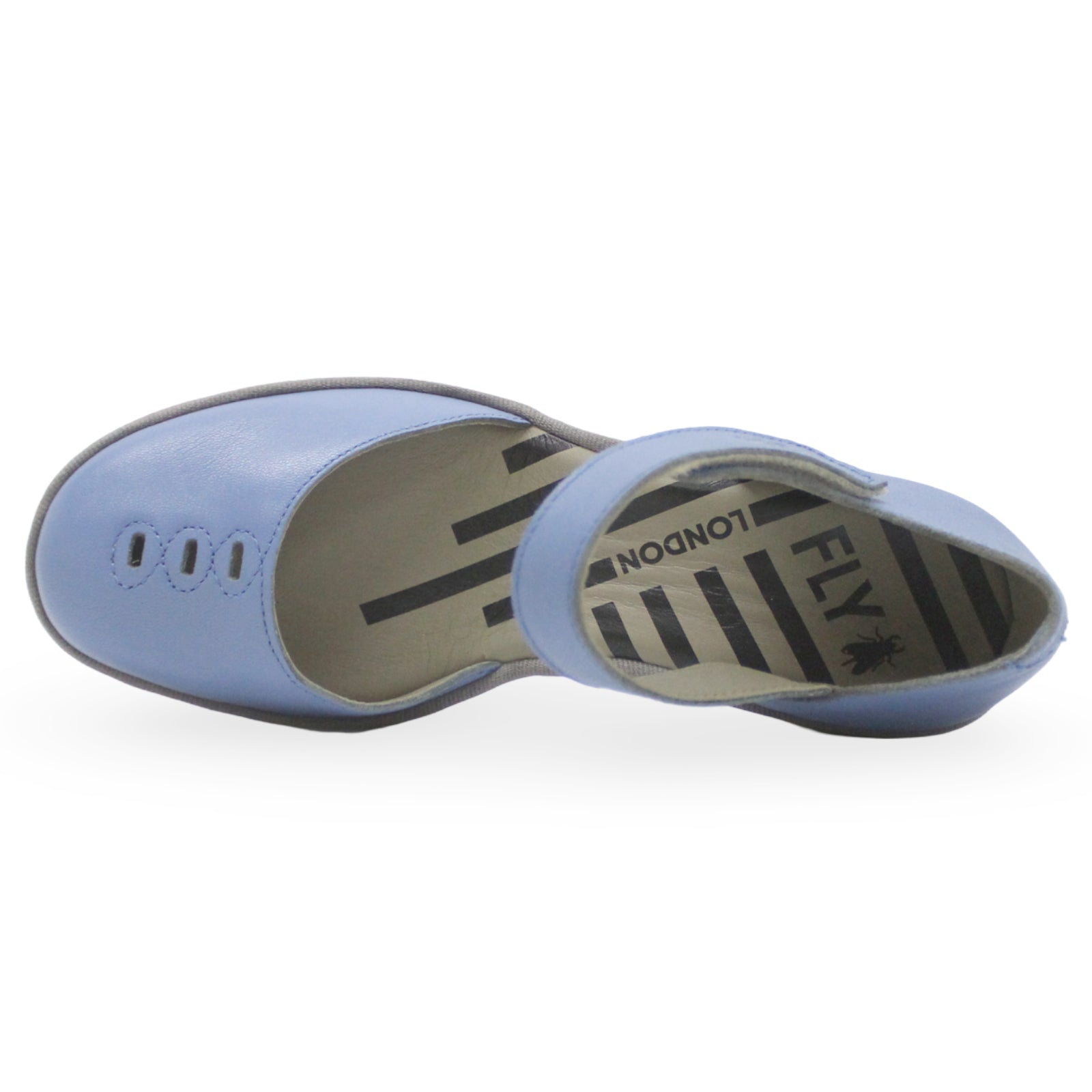 Fly London BISO305FLY Mousse Leather Womens Sandals#color_blue