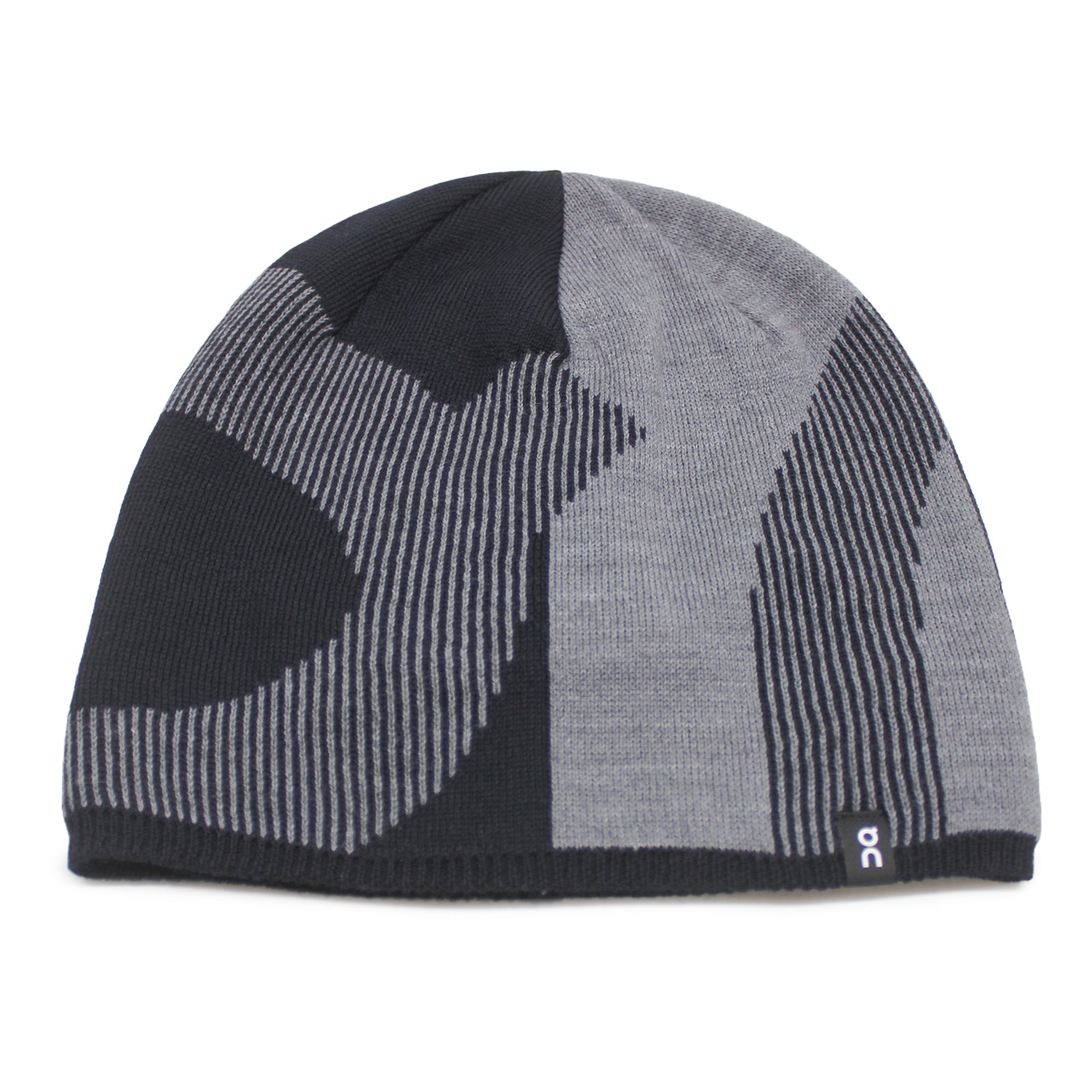 On Running Merino Beanie Wool Unisex Hats       #color_Rock Black