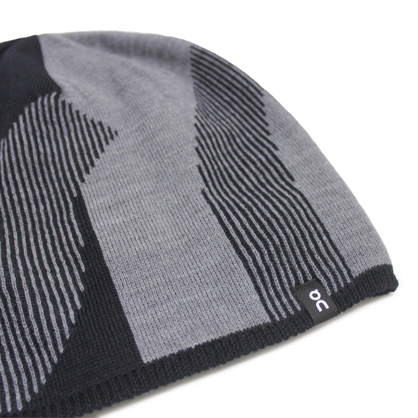 On Running Merino Beanie Wool Unisex Hats       #color_Rock Black