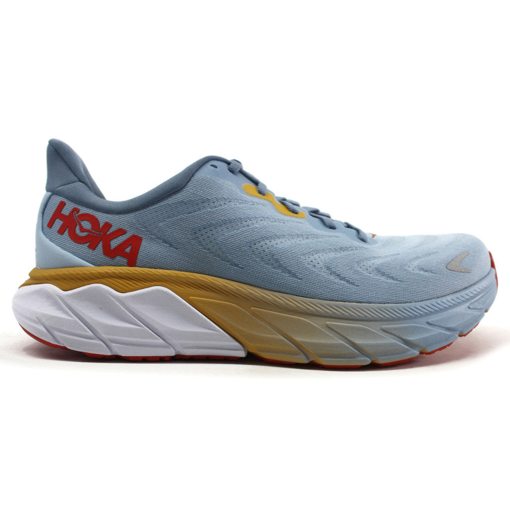 Hoka Arahi 6 Mesh Men's Running Shoes#color_summer song mountain spring
