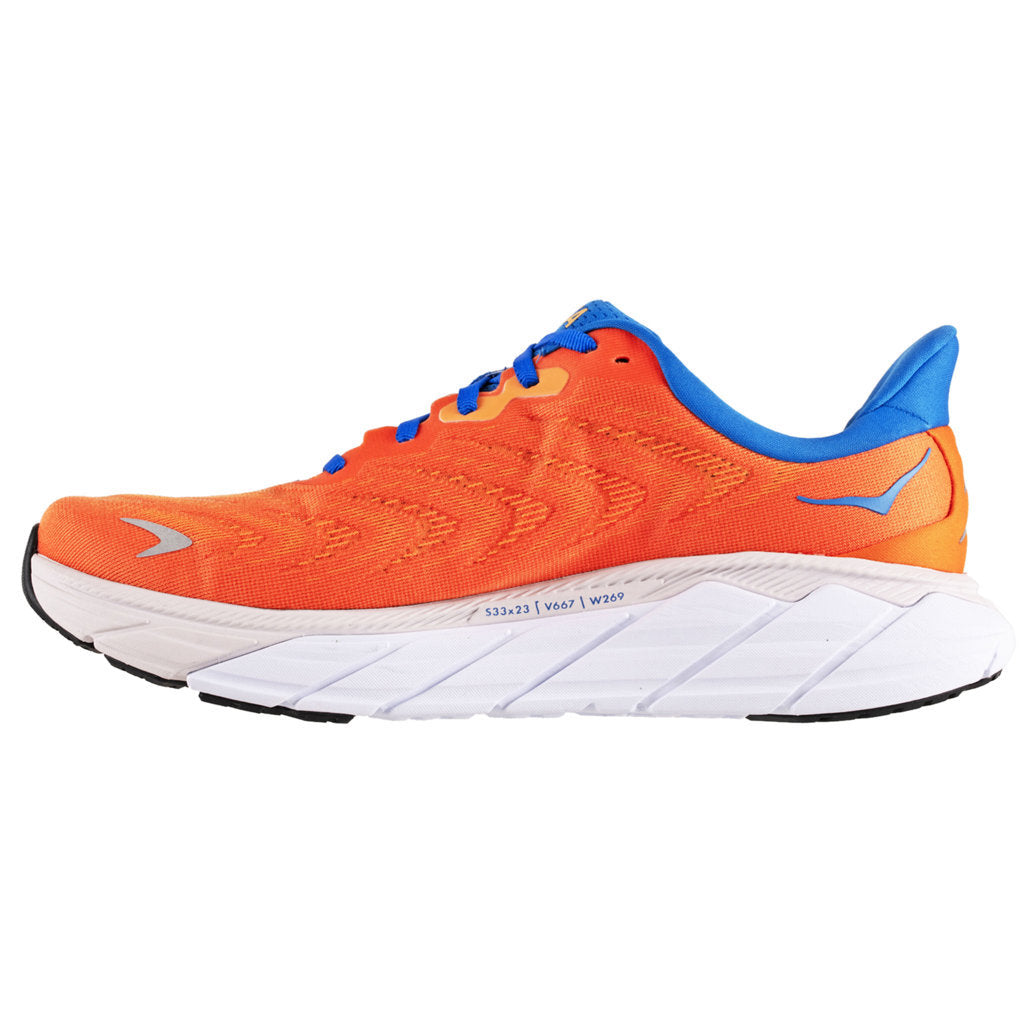 Hoka Arahi 6 Mesh Men's Running Shoes#color_vibrant orange coastal sky