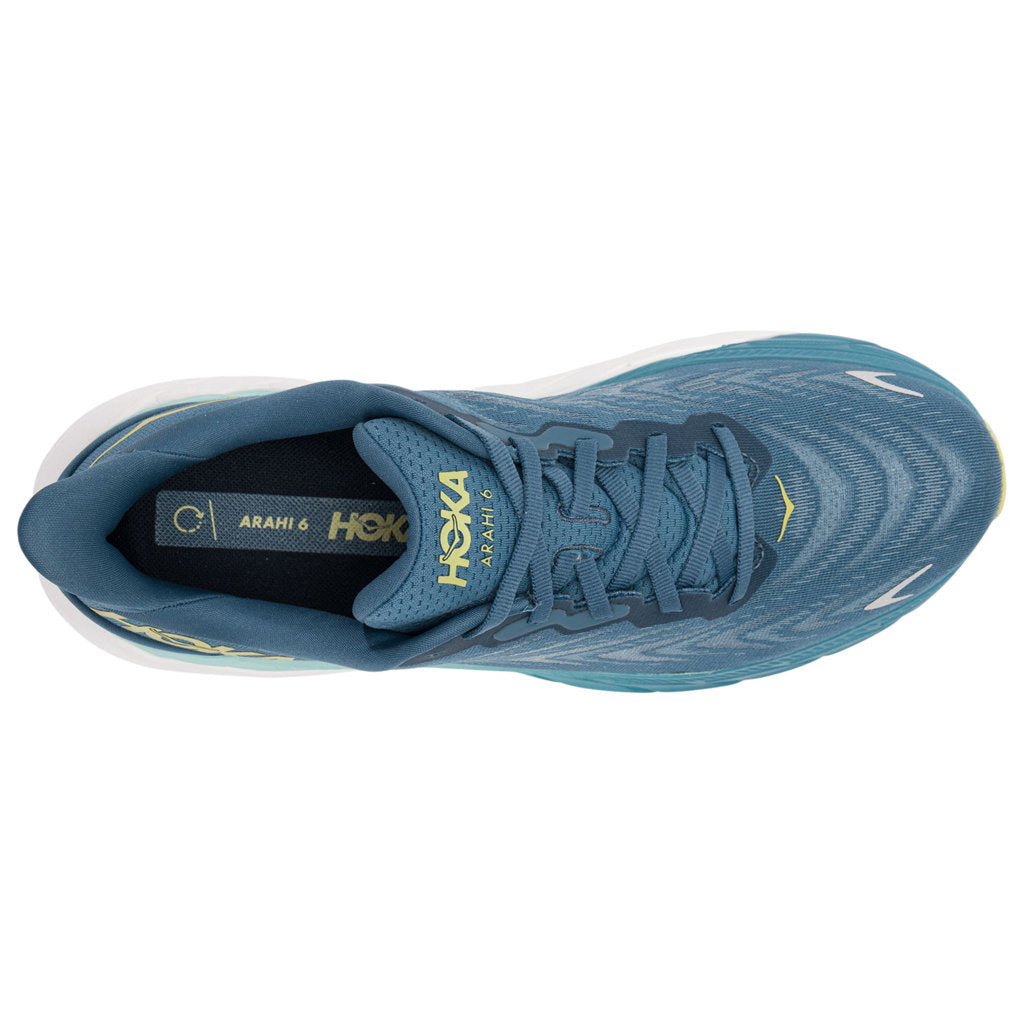 Hoka Arahi 6 Mesh Men's Running Shoes#color_bluesteel sunlit ocean