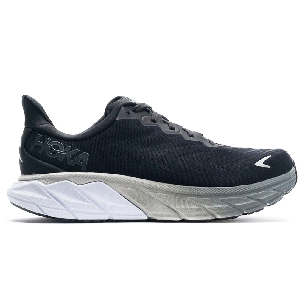 Hoka One One Arahi 6 Textile Womens Sneakers#color_black white