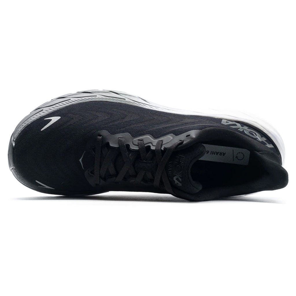 Hoka Arahi 6 Mesh Women's Running Shoes#color_black white