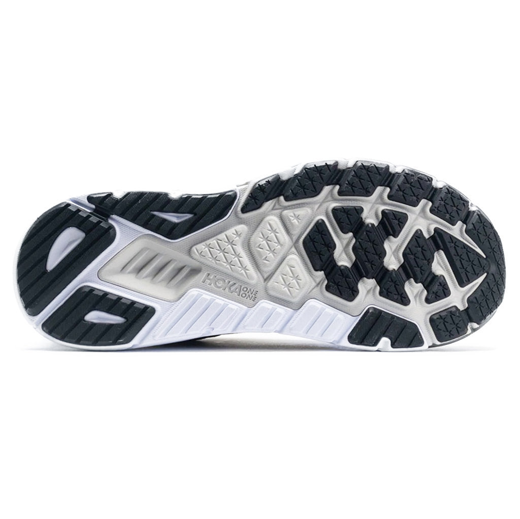 Hoka One One Arahi 6 Textile Womens Sneakers#color_black white