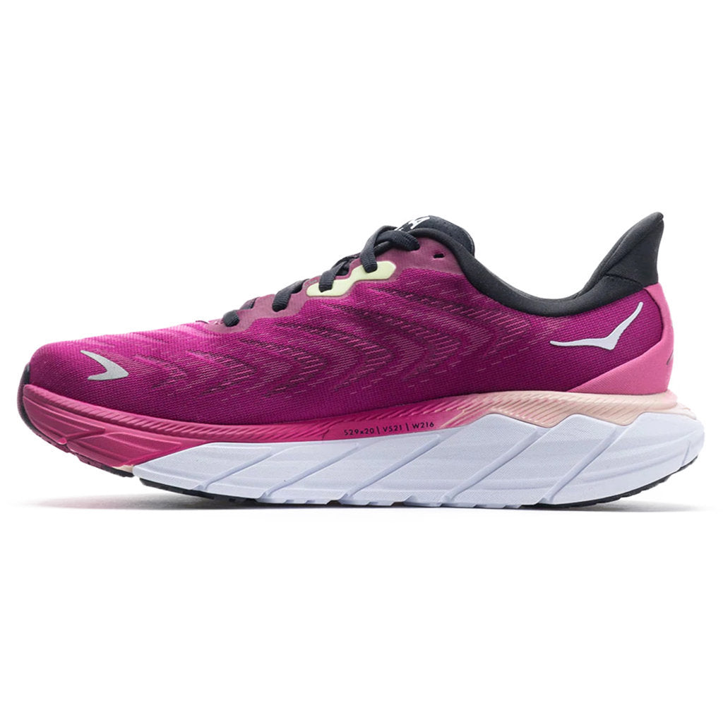 Hoka Arahi 6 Mesh Women's Running Shoes#color_festival fuchsia ibris rose