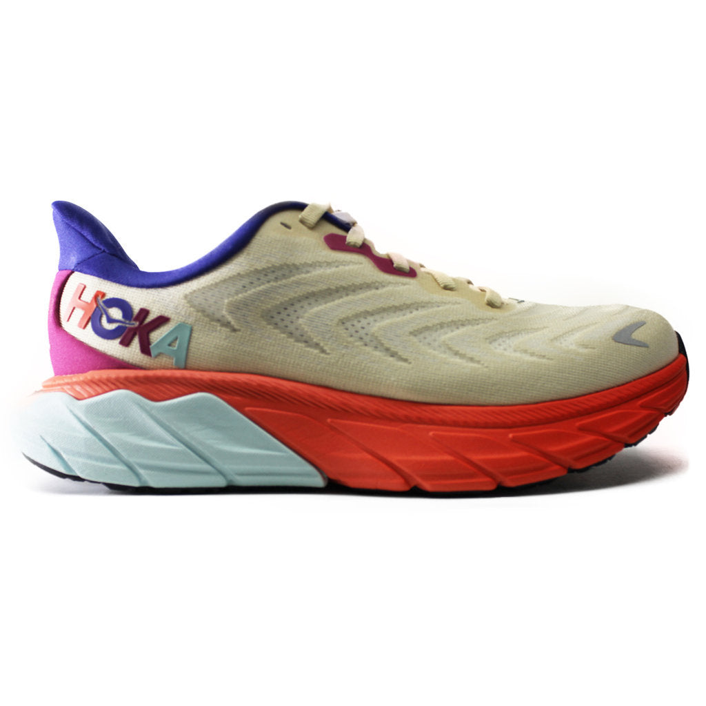 Hoka One One Arahi 6 Textile Womens Sneakers#color_short bread fiesta