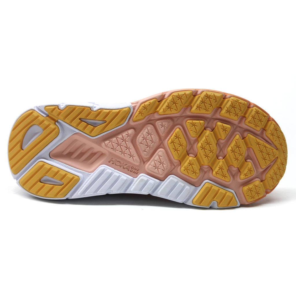 Hoka One One Arahi 6 Textile Womens Sneakers#color_sun baked shell coral