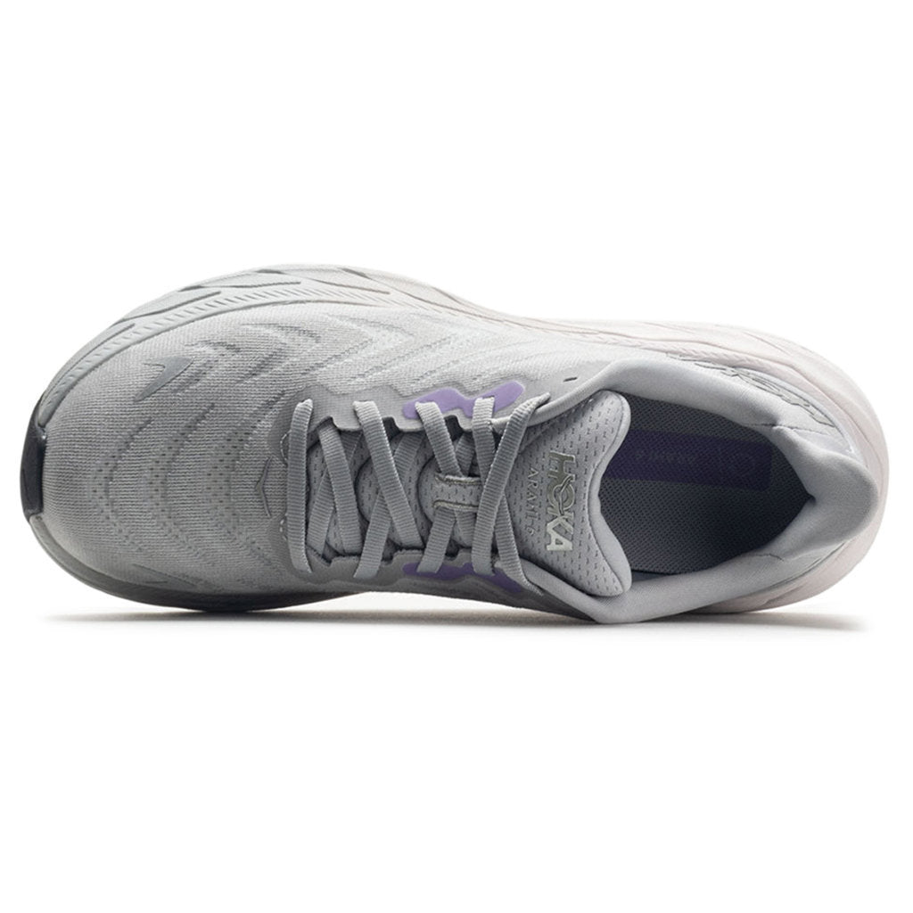 Hoka One One Arahi 6 Textile Womens Sneakers#color_harbor mist silver