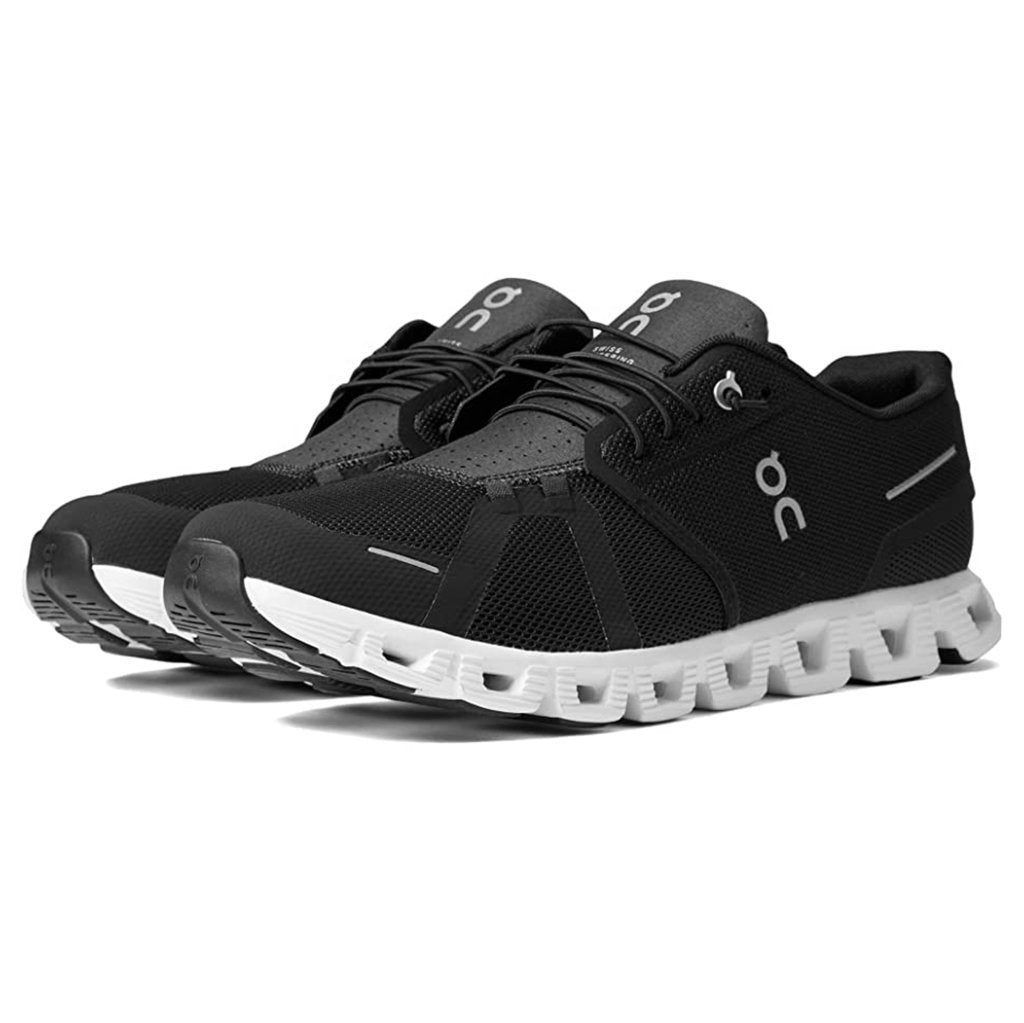 On Cloud 5 Textile Men's Running Shoes#color_black white