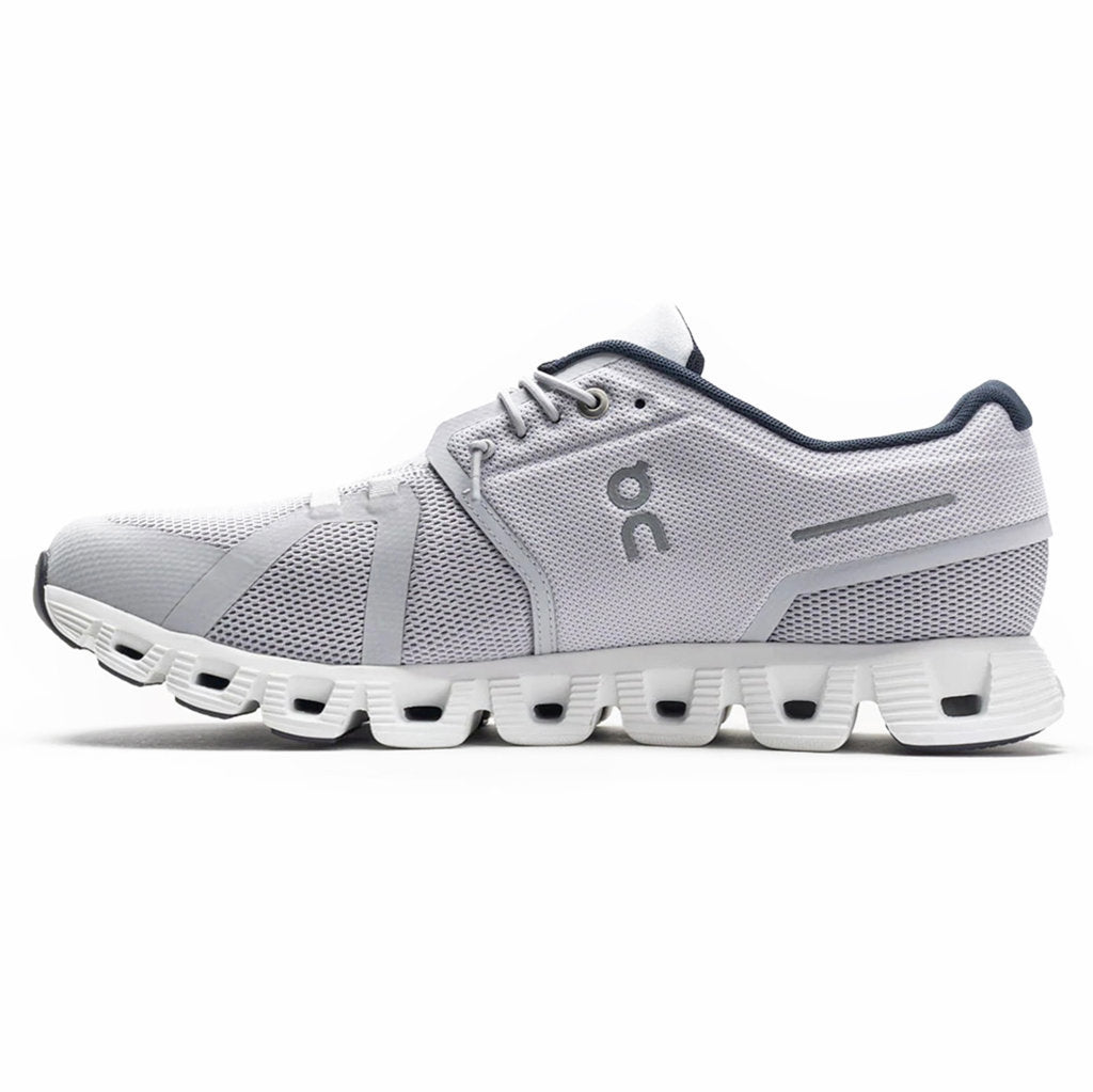 On Cloud 5 Textile Men's Running Shoes#color_glacier white