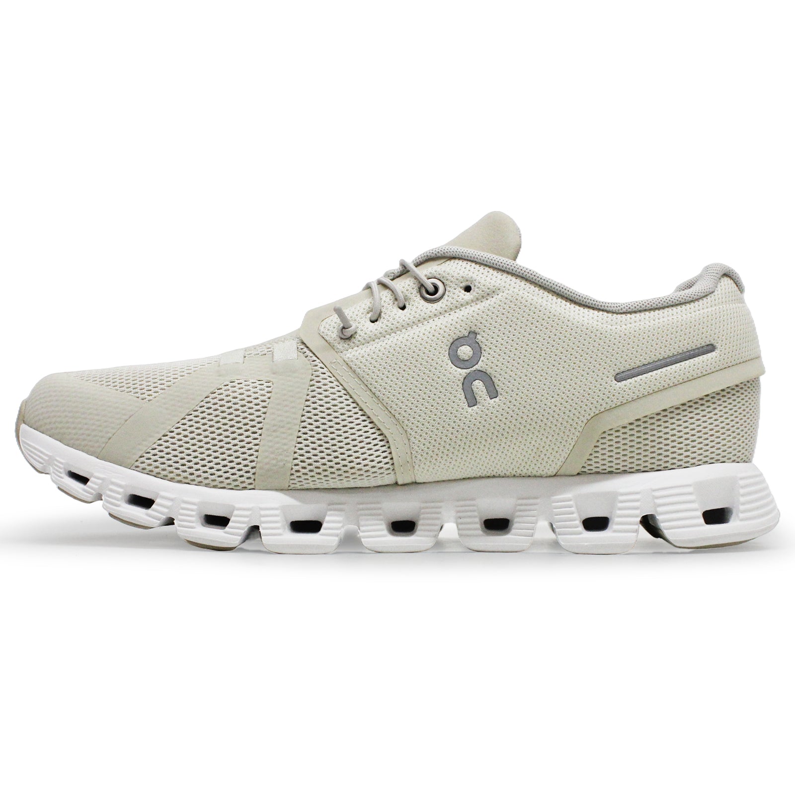 On Cloud 5 Textile Men's Running Shoes#color_cream sand