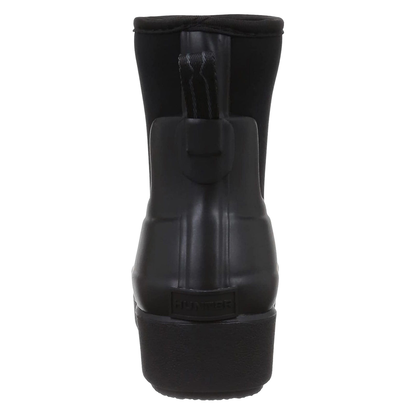 Hunter Refined Creeper Neo Chelsea Rubber Womens Boots#color_black